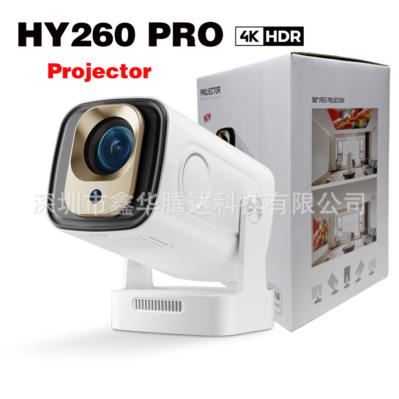 1080Phy260Pro Projector for Home Living Room Wall Projection Portable Mini 4K Short Throw Home 4K Projector