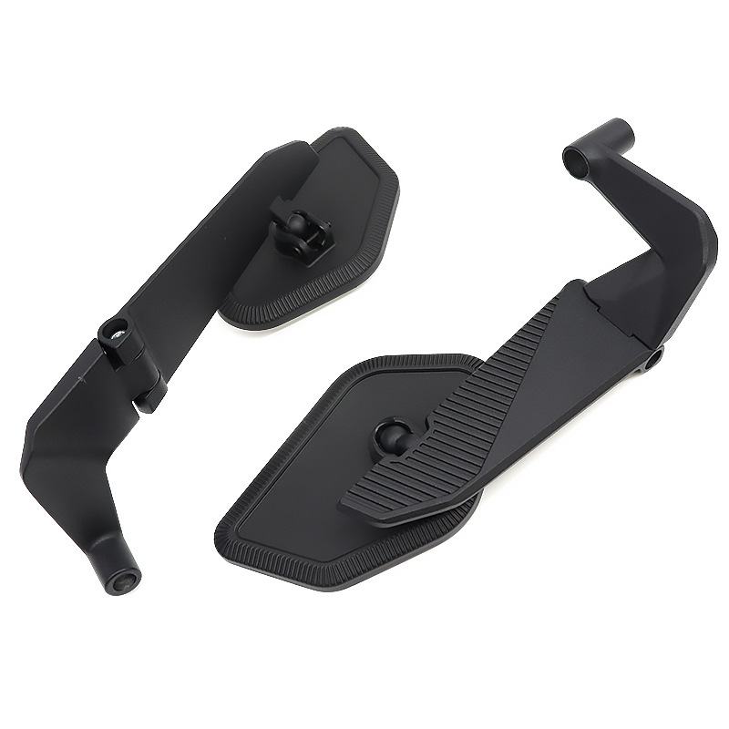 New Folding Motorcycle Rearview Mirror Modified Universal Flip-Up Wide-View Electric Vehicle Reflector Anti-Glare Mirror