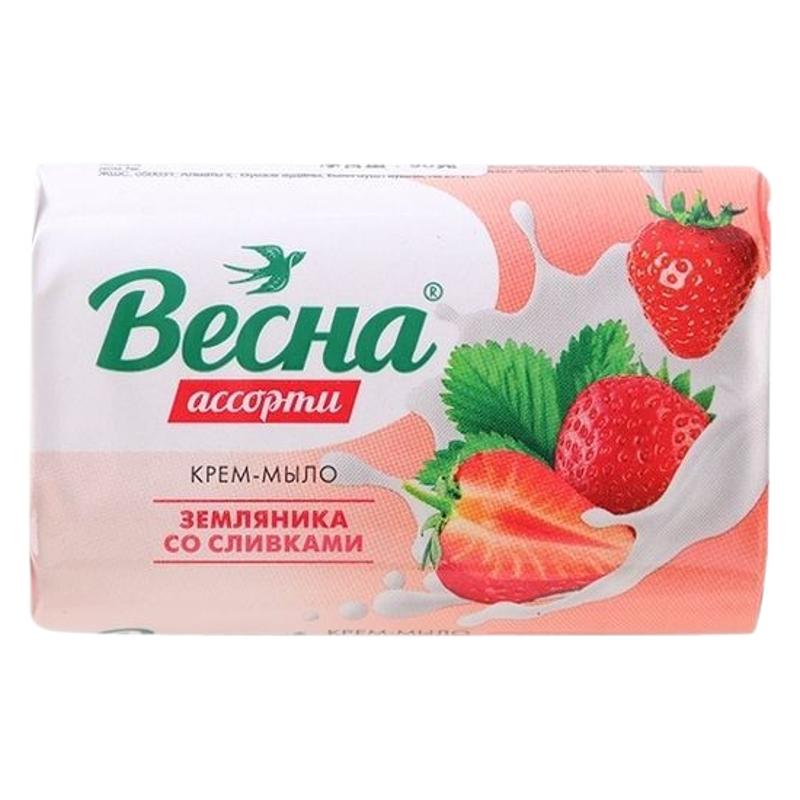 Importación rusa de la fruta original jabón de leche lavado de fresa lavado de manos lavado de cara baño doméstico