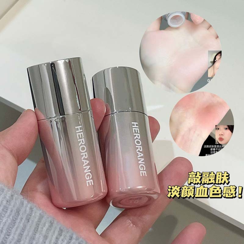 HERORANGE Blush Liquid Blush Natural Coreano Liquid Blush Baja Saturación
