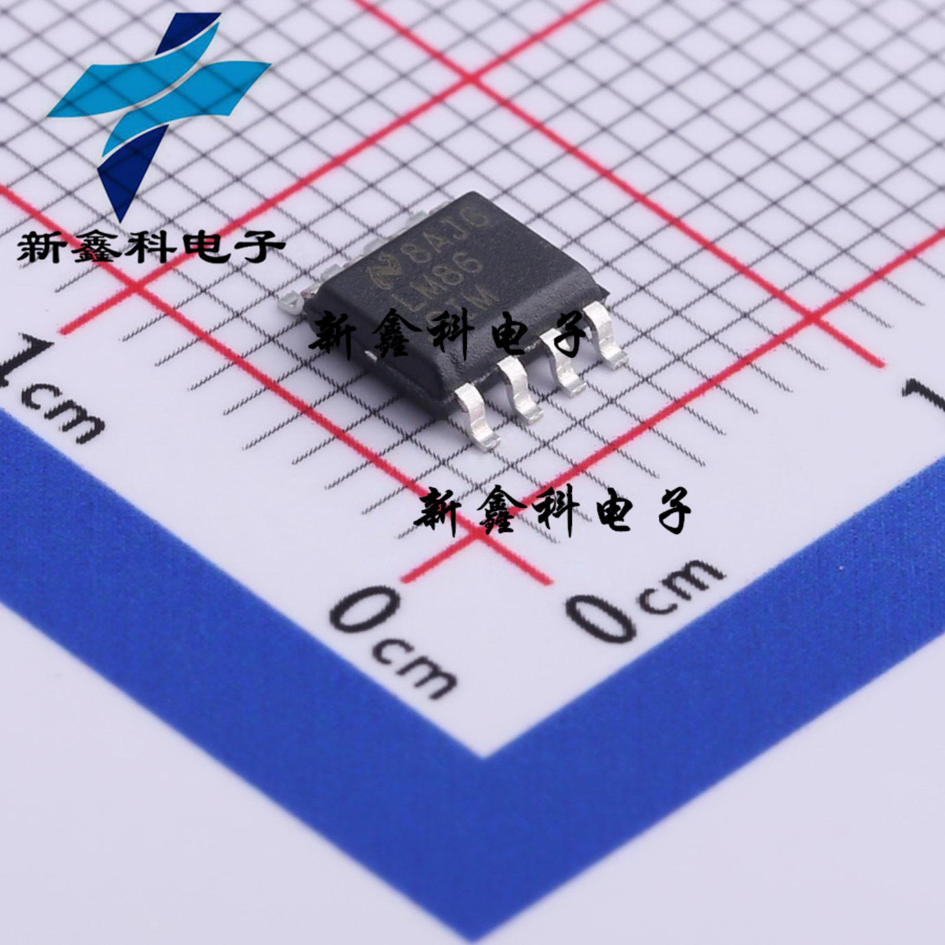 LM86CIMX/NOPB SOIC-8 板上安装温度传感器 丝印:LM86CIM