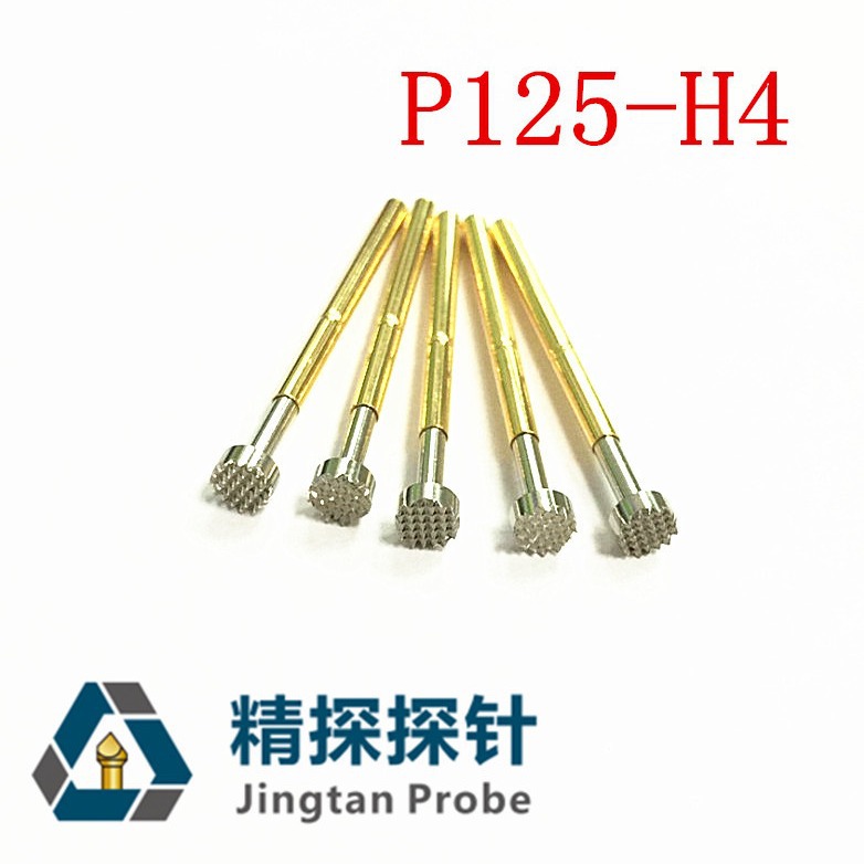 精探电子 P125-H4 测试针顶针 弹簧探针 pcb探针 探针总长33.35mm