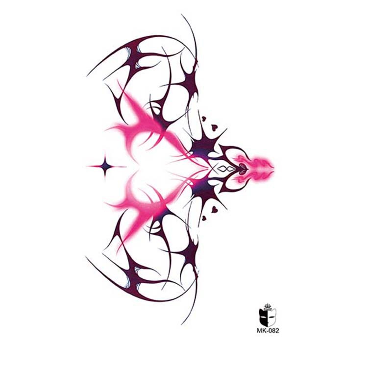 Animal blanco y negro desechable pegatinas de tatuaje belleza pegatinas de tatuaje moda estética patrón de personalidad dama pegatinas de tatuaje