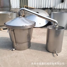 電加熱分體式蒸酒 300斤釀酒設備 生產蒸酒鍋冷卻器圖片