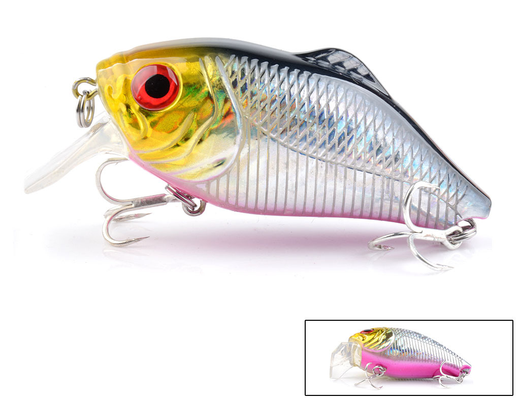 Micro Square Bill Crankbait Lure For Bass Trout Walleye Saltwater Freshwater Fishing