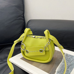 Popular Candy Color Mini Small Handbags for Women 2024 Summer New Style Fashion Solid Color Korean Version Versatile Shoulder and Crossbody Bag