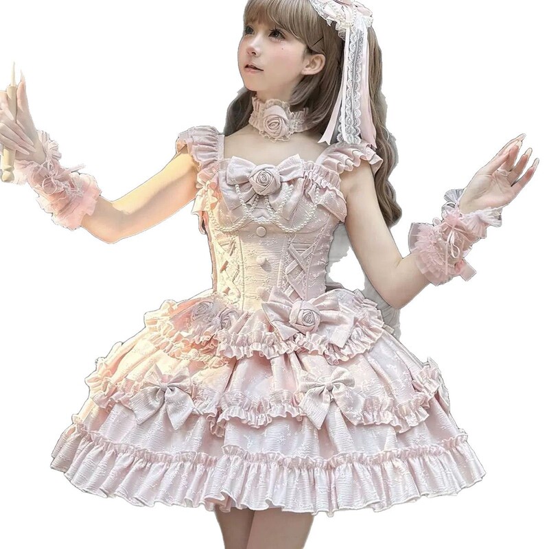 现货洛丽塔裙子lolita巴巴露亚jsk礼服连衣裙优雅Lolitacos公主|undefined