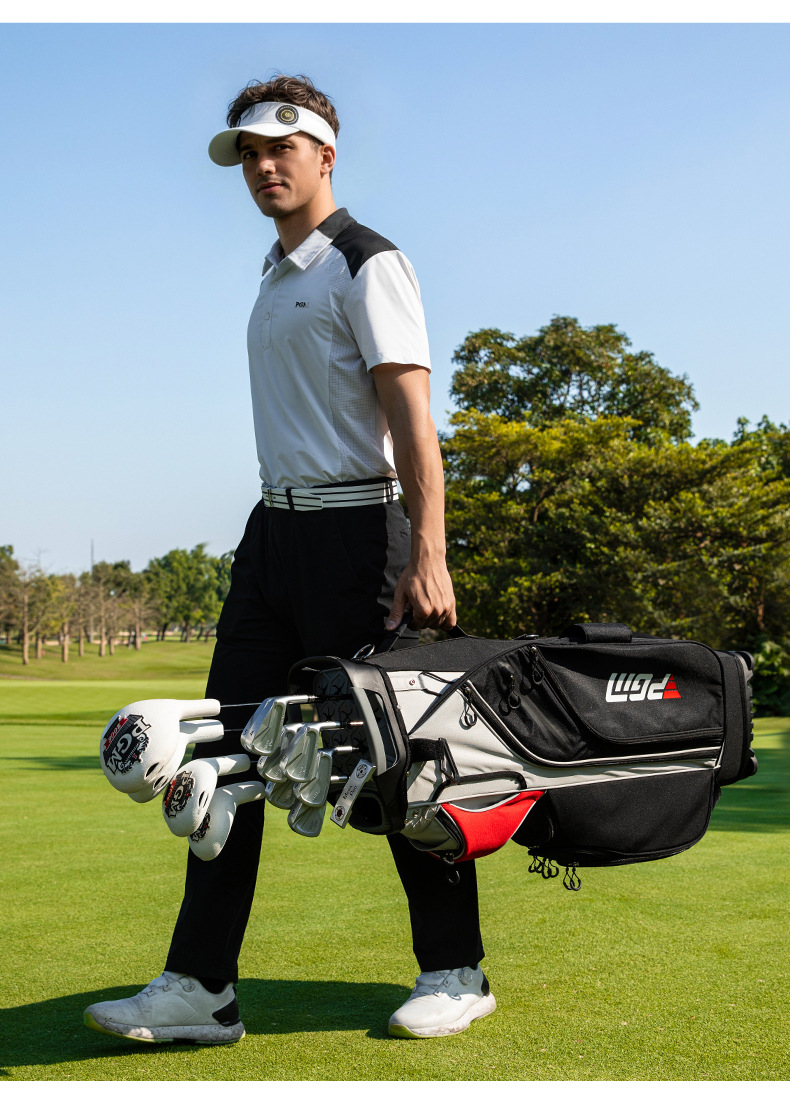 Túi golf PGM đa năng cố định gậy chống thấm nước tiêu chuẩn du lịch — Túi golf xám đen【Cố định gậy/Chống thấm nước/Túi đa năng】QB195, Túi golf đỏ xám đen【Cố định gậy/Chống thấm nước/Túi đa năng】QB195 chi tiết 14