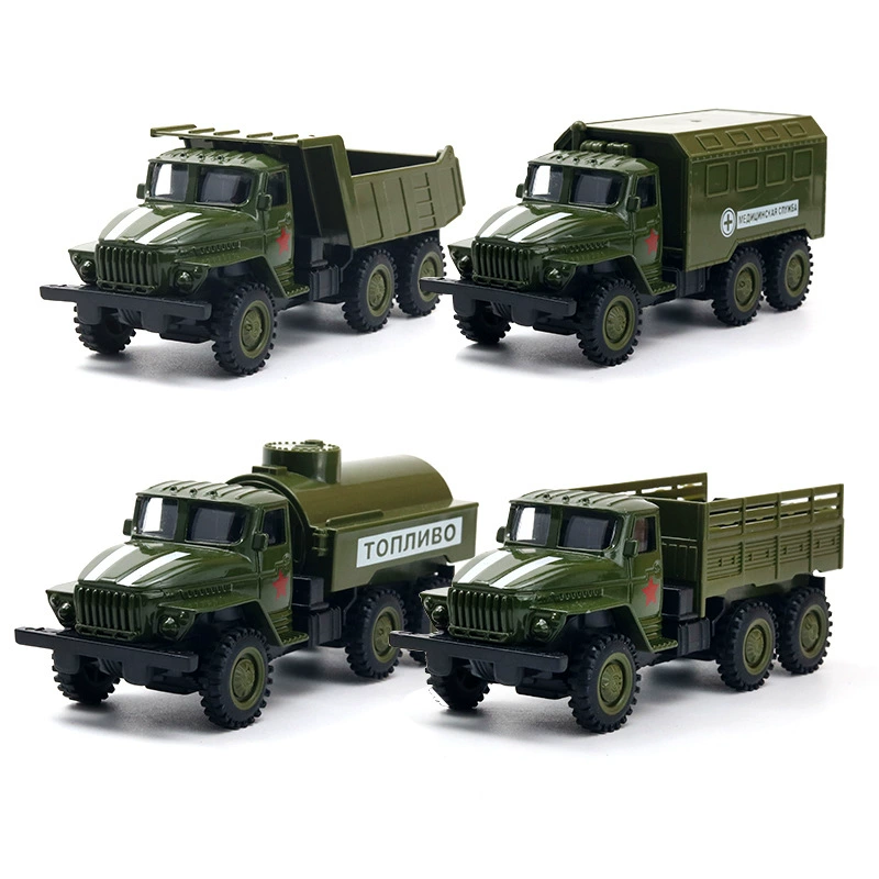 Алюминиевый грузовик-игрушка (Воин) 1:50 масштаб, модель на радиоуправлении для внедорожника из металла