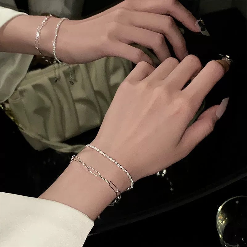 Minimalist Layered Bracelets For Women Stackable Jewelry Accessory_voghion.com
