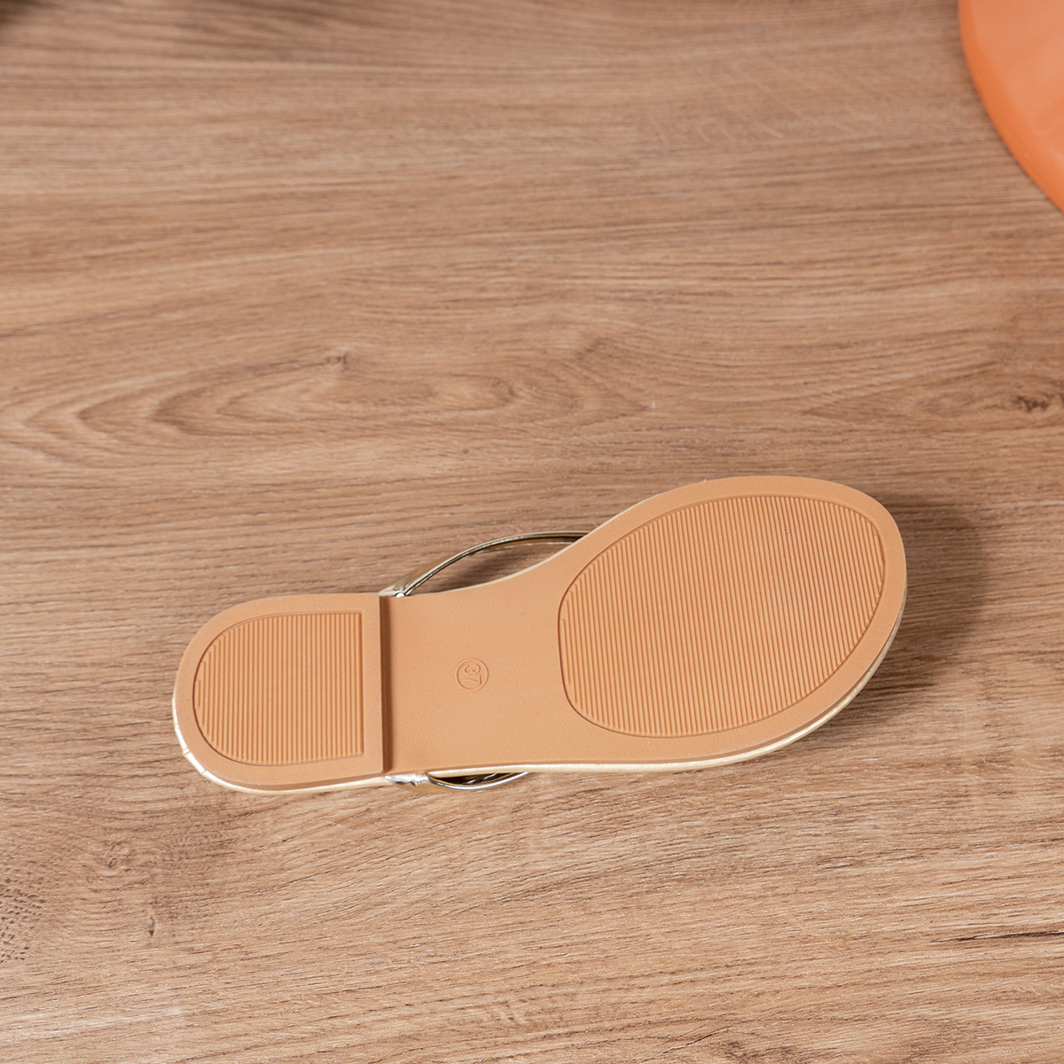 Damen Slipper Mit Fischgrätenmuster Und Flachem Absatz_voghion.com