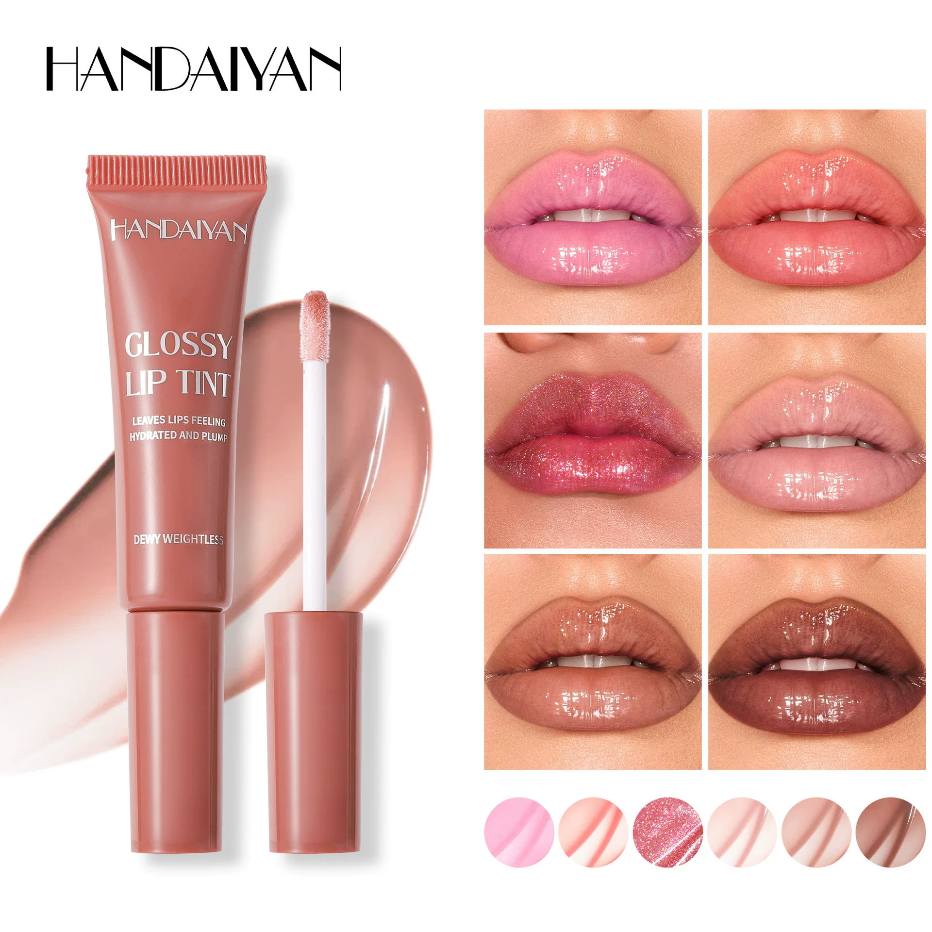 Moisturizing lip gloss, lip balm, (Cross-border trading)