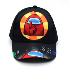 Cross-border hats Among us game accessories printed children's baseball cap casual cartoon sun hat