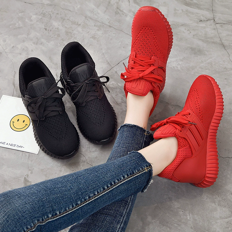 Кокосовая обувь интернет-знаменитостей для женщин 2024 Весна Новая повседневная обувь со скрытым увеличением роста пара кроссовок в Корейском стиле Летающая тканая Однослойная обувь