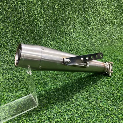 Motorcycle exhaust pipe — Harley Cruise Prince Ranger - retro-x4-silver