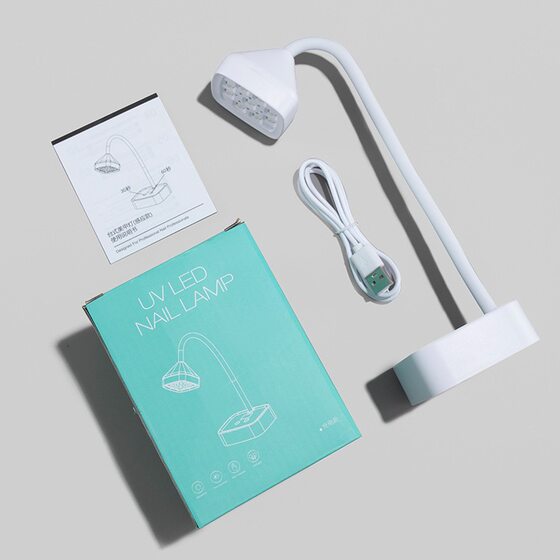 Explosions desktop power storage manicure lotus lamp not black hand quick-drying induction baking lamp nail sticker nail stick drill phototherapy lamp