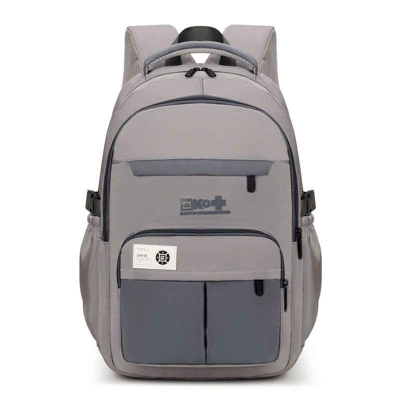 Nueva moda moda de escuela secundaria, mochila universitaria para hombres y mujeres impermeable, mochila ligera de tela Oxford de gran capacidad