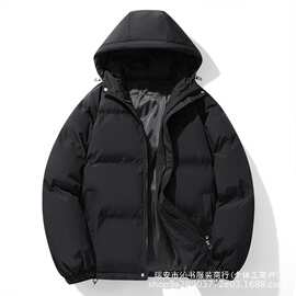 连帽羽绒棉服男士冬季保暖情侣款棉衣外套大码面包服加厚棉袄子潮