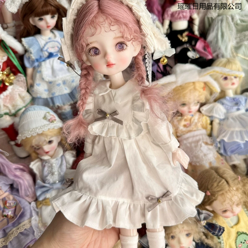 6 точек Домашний BJD30 см сустав mjd кукла Макияж кукла 3D реальный глаз девочка игрушка наряд кукла