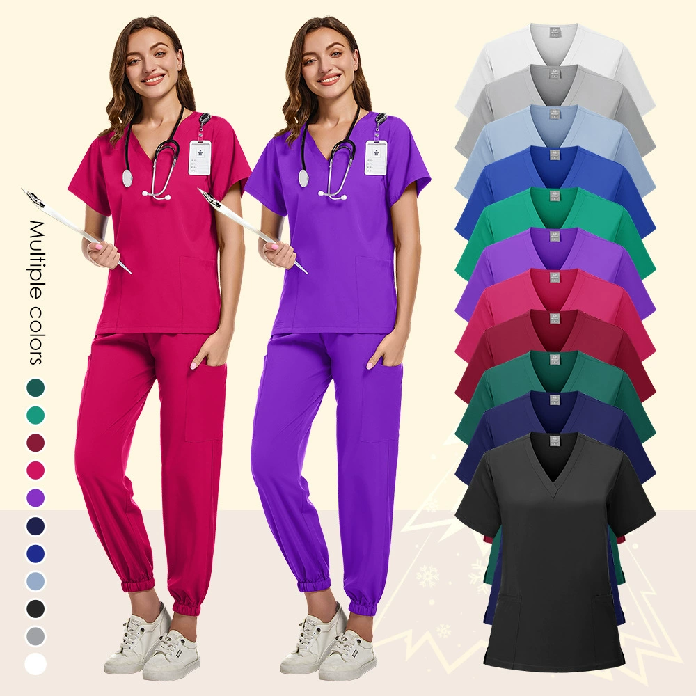 Операционная Amazon с короткими рукавами, одежда для мытья рук, женская рабочая одежда для ухода за кожей, изоляционный халат медсестры-хирурга, рабочая одежда