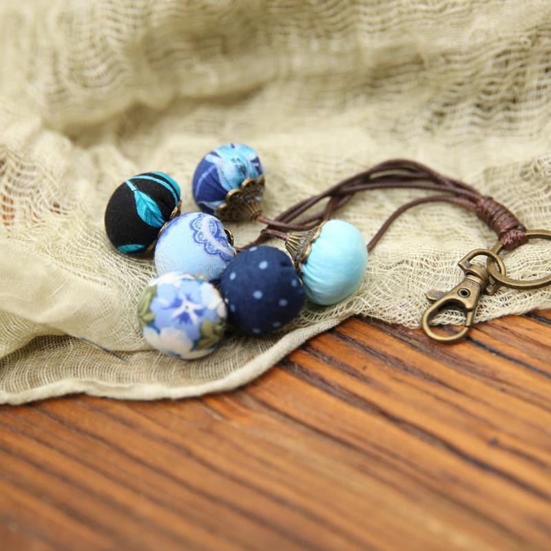 Lirio de los valles coche colgante patchwork adornos Lu bordado hecho a mano bordado DIY patchwork material de producción paquete adornos colgantes