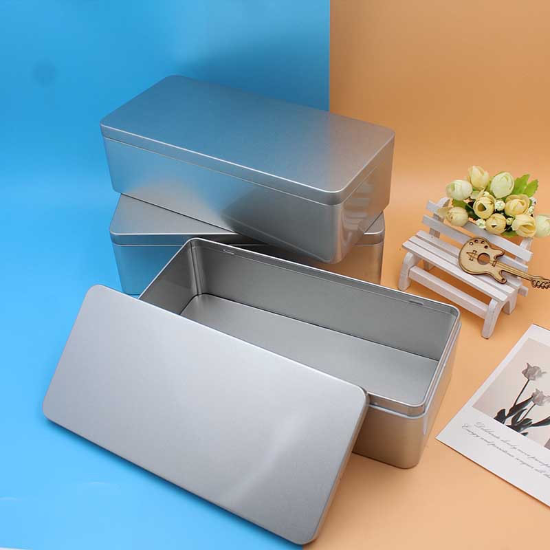 糕点铁盒 饼干铁罐 素色铁盒 长方形铁盒 通用款铁盒 无印刷铁盒