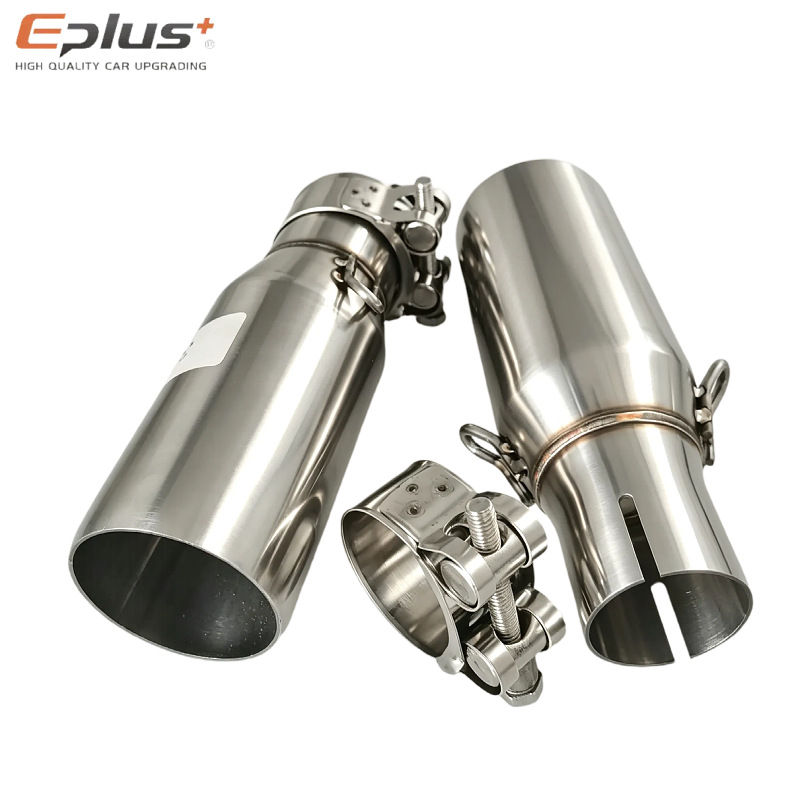 Cross-Border Motorcycle Modified Exhaust Pipe Adapter Connecting Reducer Pipe Suitable for Small Ninja Mid-Section Exhaust Pipes