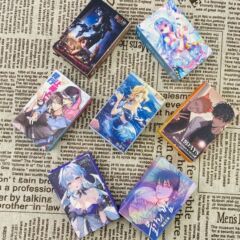 卸売り55枚のアニメレーザー小カード第五人格人魚陥落神印王座小カードレーザーフラッシュカード