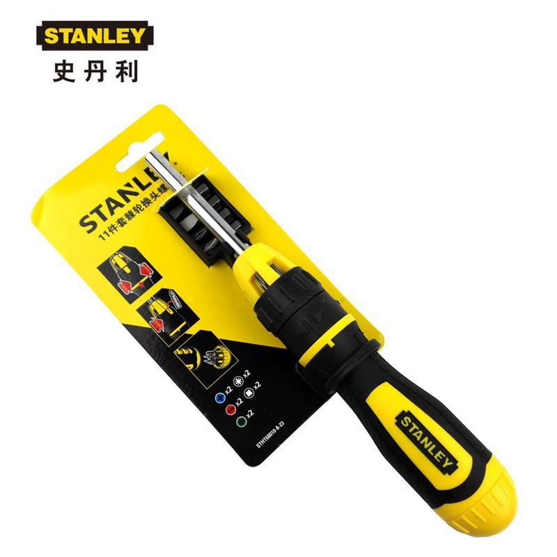 Отвертка Stanley Набор отверток с трещоткой из 11 предметов STHT68010-8-23