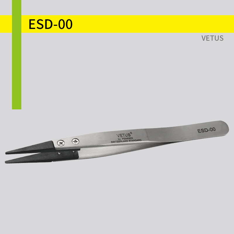 VETUS pinzas cabeza intercambiable ESD antiestático pinzas cabeza intercambiable pinzas antiestáticas pinzas cabeza de plástico electrónica de fábrica