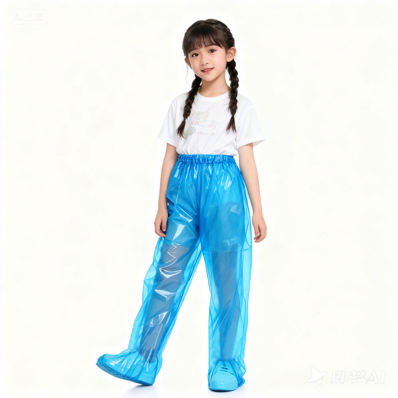一次性雨裤包脚封脚加长款加厚户外漂流雨衣小学生便携式防水雨裤|undefined