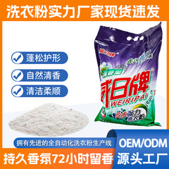 【现货速发】热销洗衣粉厂家直销 清香去污袋装/箱装批发量大价优