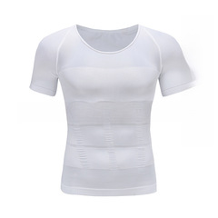 Men's Shaping Tank Top with Abdominal Support for Cross-Border Trade, 140D Nylon Spanx Body Shaping Top