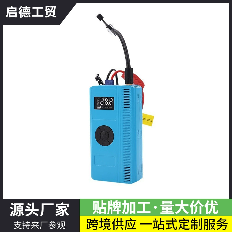 Автомобильный беспроводной надувной насос для шин высокого давления выдува с измерением давления в шинах для зарядки портативный электрический насос для автомобиля