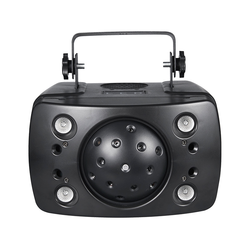 Matriz de luz láser de mariposa luz estroboscópica de escenario láser LED para el hogar barra ktv luz de ambiente de luz de flash controlada por voz