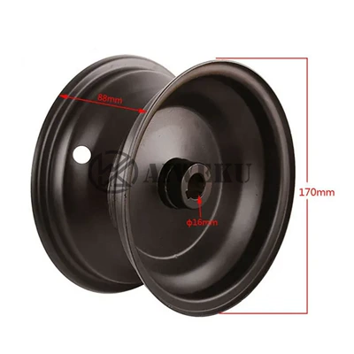 Motorcycle wheel hub tire rim small four-wheel