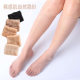 Naimu summer ultra-thin naked toe transparent flesh-colored silk calf stockings thin invisible seamless anti-hook crystal socks