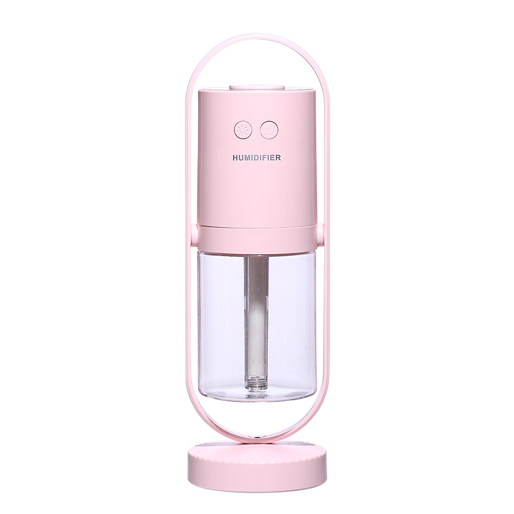 Mini humidificador USB silencioso, diseño portátil de escritorio, ideal para dormitorio o uso estudiantil