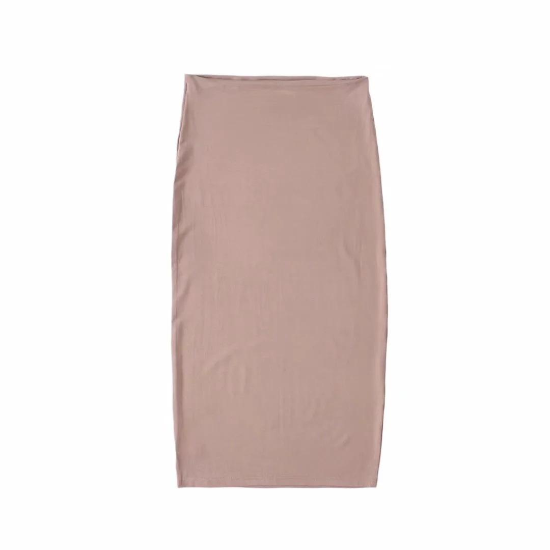 new high waist elastic tight-fitting thin skirt NSAC62909