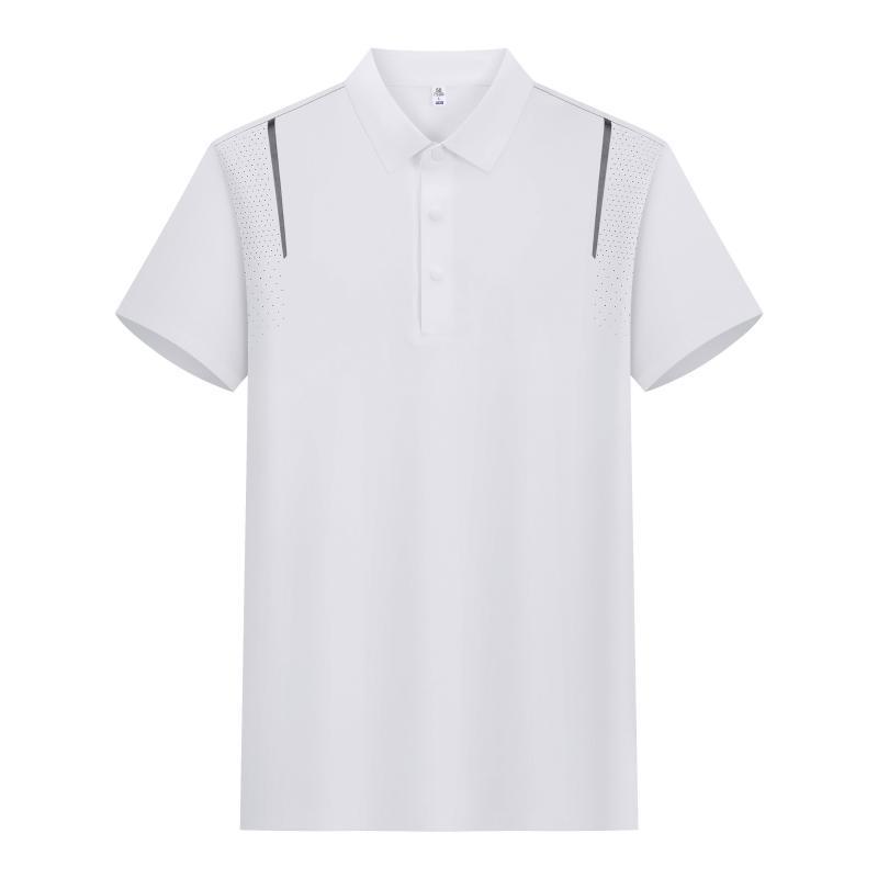 170G secado rápido camiseta polo camiseta de verano impresa logotipo de manga corta ropa de trabajo masculina y femenina ropa de grupo personalizada
