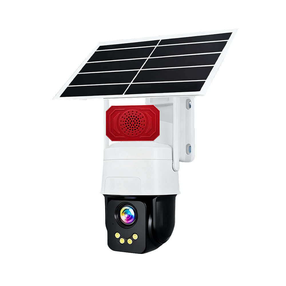 Fabricante suministro directo sin energía sin red AOV monitor solar cámara doméstica HD 360 ° cámara remota