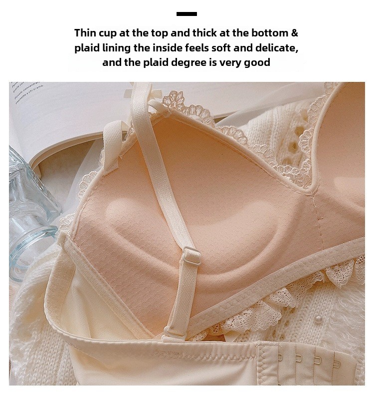 Set reggiseno push-up in pizzo Pure Desire, sexy, ricamato, intimo giapponese, reggiseno traspirante grande per donne con petto piccolo_voghion.com