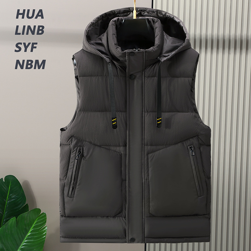 Amazon Cross-border Hot Selling Cotton Vest Men's Autumn and Winter Trendy Cotton Vest Warm Vest plus size Waistcoat Amazon Cross-border Hot Selling Cotton Vest Men's Autumn and Winter Trendy Cotton Vest Warm Vest plus size Waistcoat