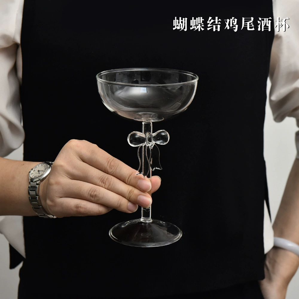Креативный бант бокал шампанского для дома свежий высокий бокал для вина бокал для вина Ретро кружка для вина