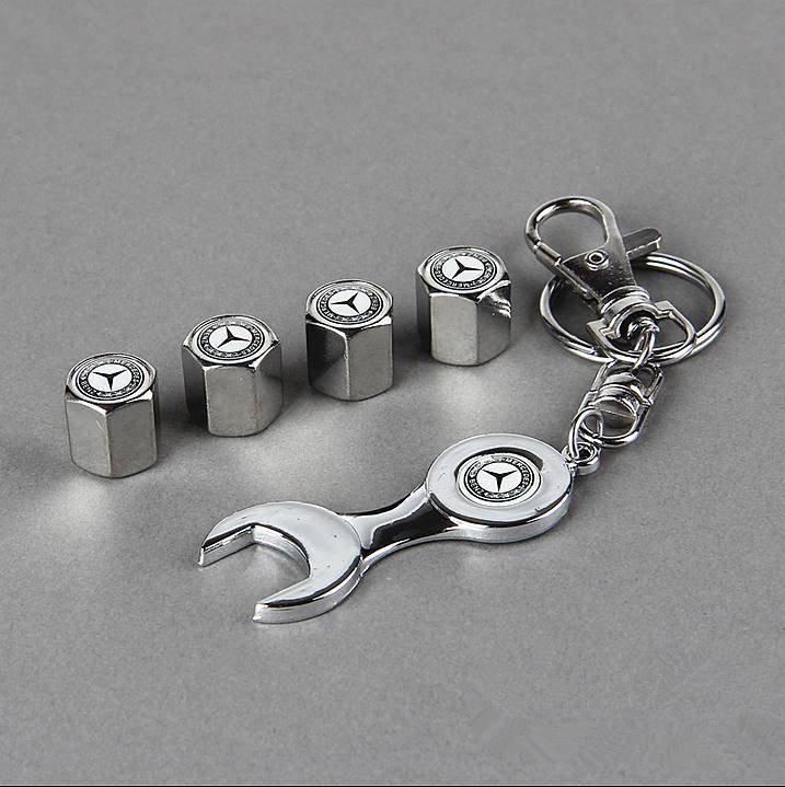 Suitable for Mercedes-Benz C-Class S-Class Gla Glk Glc Tire Valve Cap Anti-Theft Personalized Modified Valve Core Cap
