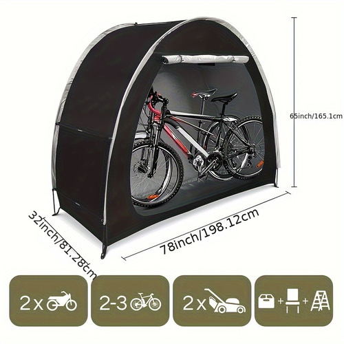 Happy Travel Bike Storage Shed Tent Outdoor Portable Tent