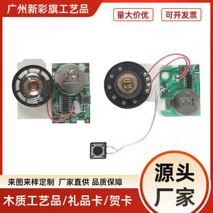 Supply Music Greeting Card Recorder Audio Recordable DIY Photo Frame Record Button Voice Movement