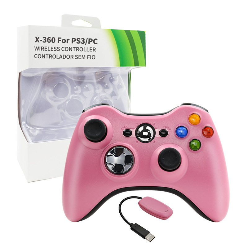 Venta caliente transfronteriza PARA XBOX360 2,4g neutral GamePad inalámbrico con receptor de una sola pieza de entrega