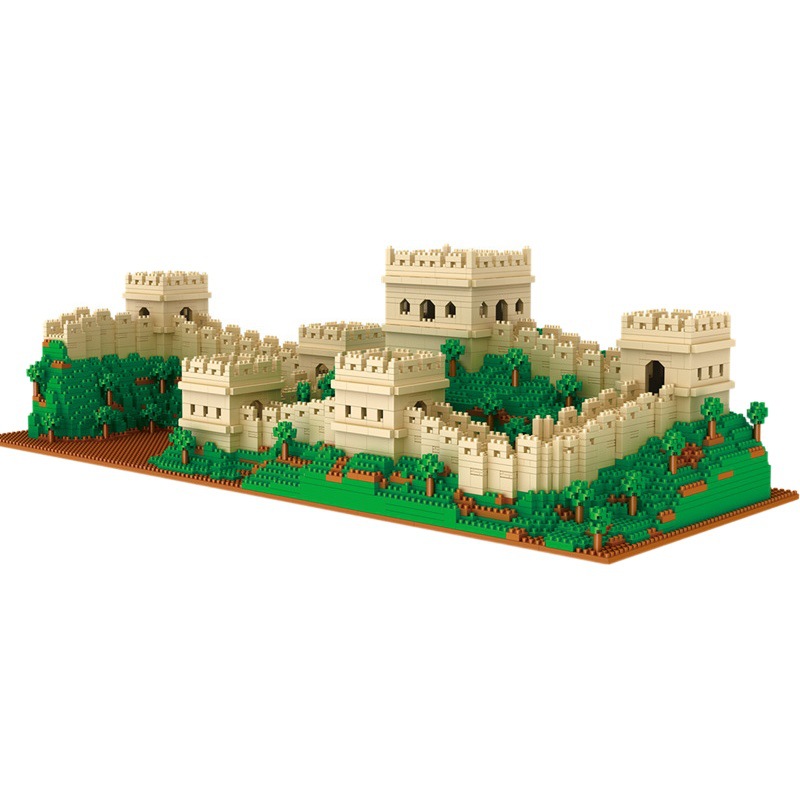 Chino gran muralla diamante miniatura pequeña partícula bloques de construcción adulto alta dificultad ocio tridimensional rompecabezas adornos creativos