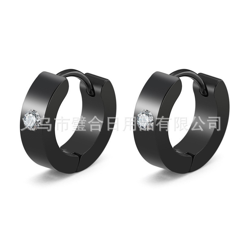 2022 nueva moda de los hombres de moda de las mujeres solo negro de titanio de acero